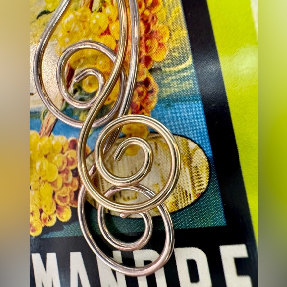 Vintage Handmade Quality Sterling Silver 925 drop dangle Earrings - Picture 14 of 15